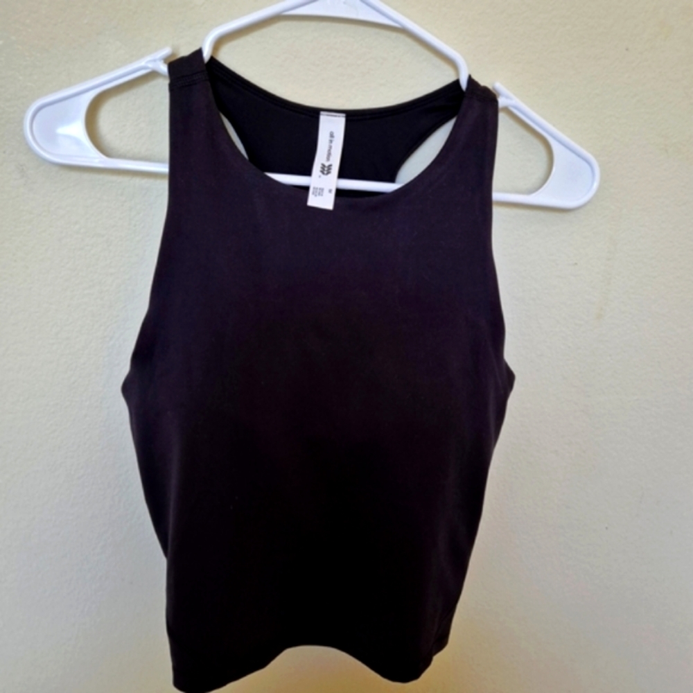 All in Motion Black Tank Top